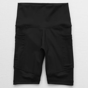 AERIE MOVE MESH HIGH WAISTED BIKE SHORT